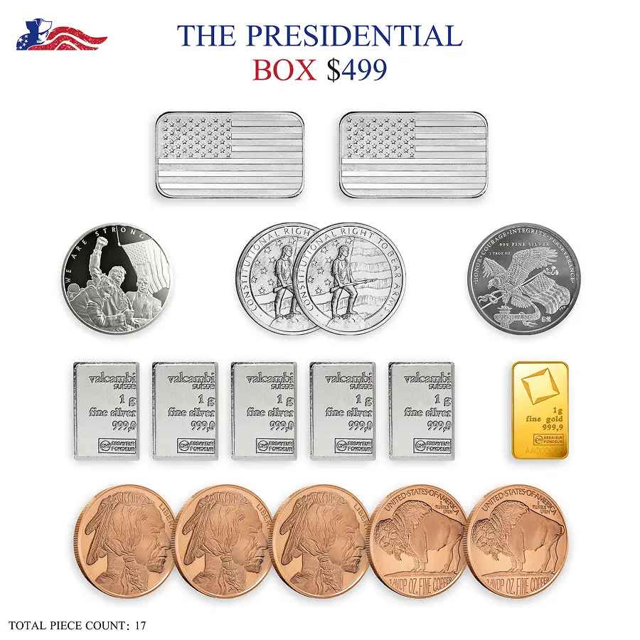 The Presidential Box - Gold & Silver Bundle Honoring 45/47  Reverse