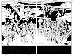 Countdown Arena #1 Page 10 & 11 Artist:  Scott McDaniel (Penciller) ,  Andy Owens (Inker) Media Type: Pen and Ink Art Type: Double Page Splash 