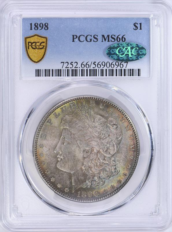 1898 $1 PCGS MS 66 CAC