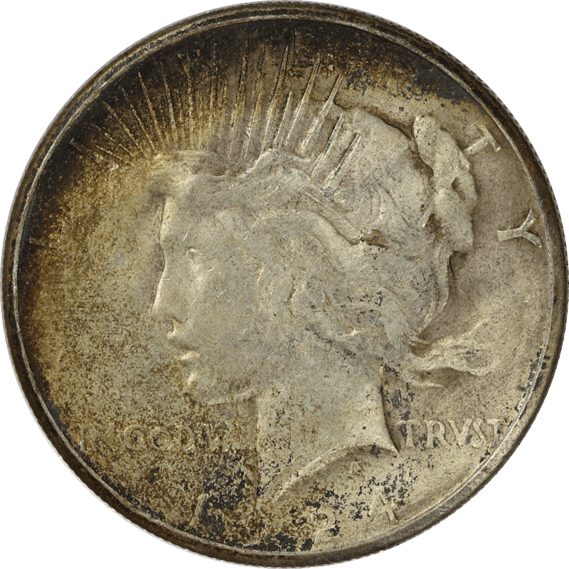 1924-S Peace Silver Dollar $1, Circulated, Extra Fine
