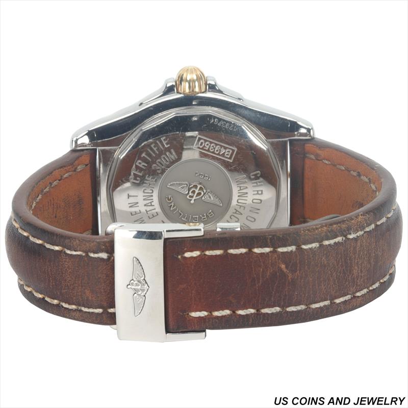 Buy MENS WATCHESBreitling 1884 Cockpit B49350 Black Dial on Leather