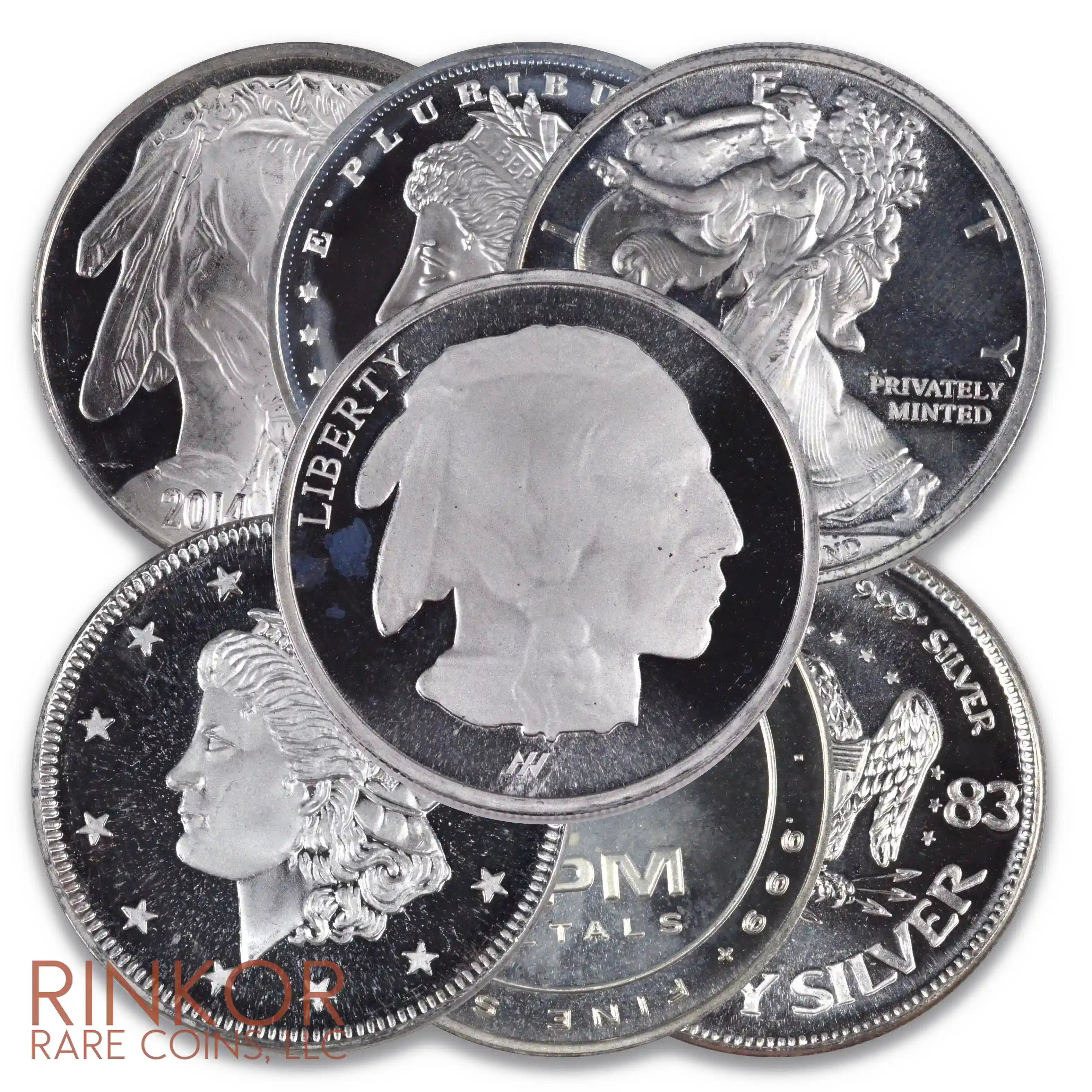 1oz Silver Round (Assorted Brands and Designs)