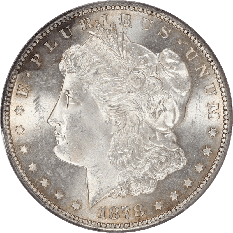1878-S Morgan Silver Dollar $1 PCGS MS 64