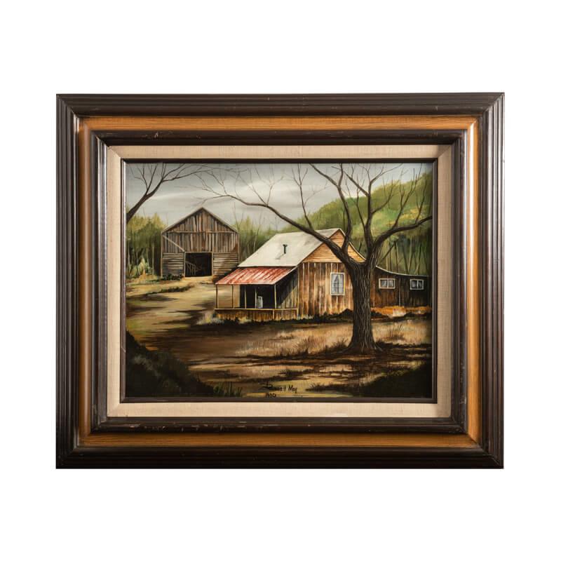 Original Oil Painting by Artist Russel May 1980