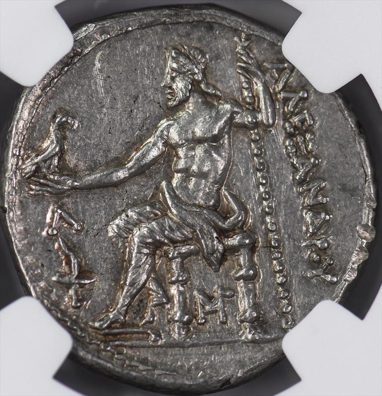 Kingdom Of Macedon Alexander III. 336-323 BC AR Tetradrachm AU  