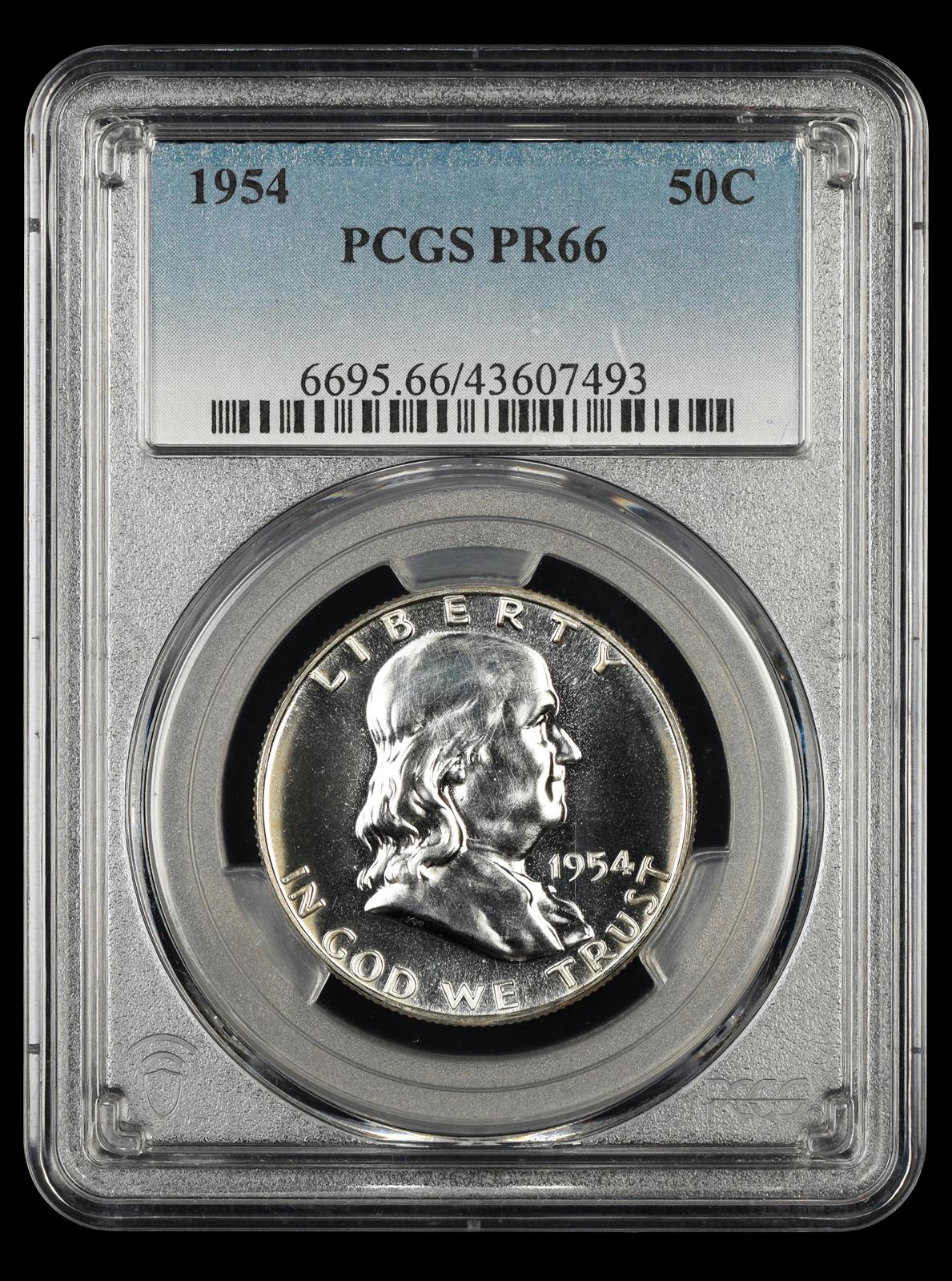 1954 Franklin Half Dollar PCGS PR66 PR66