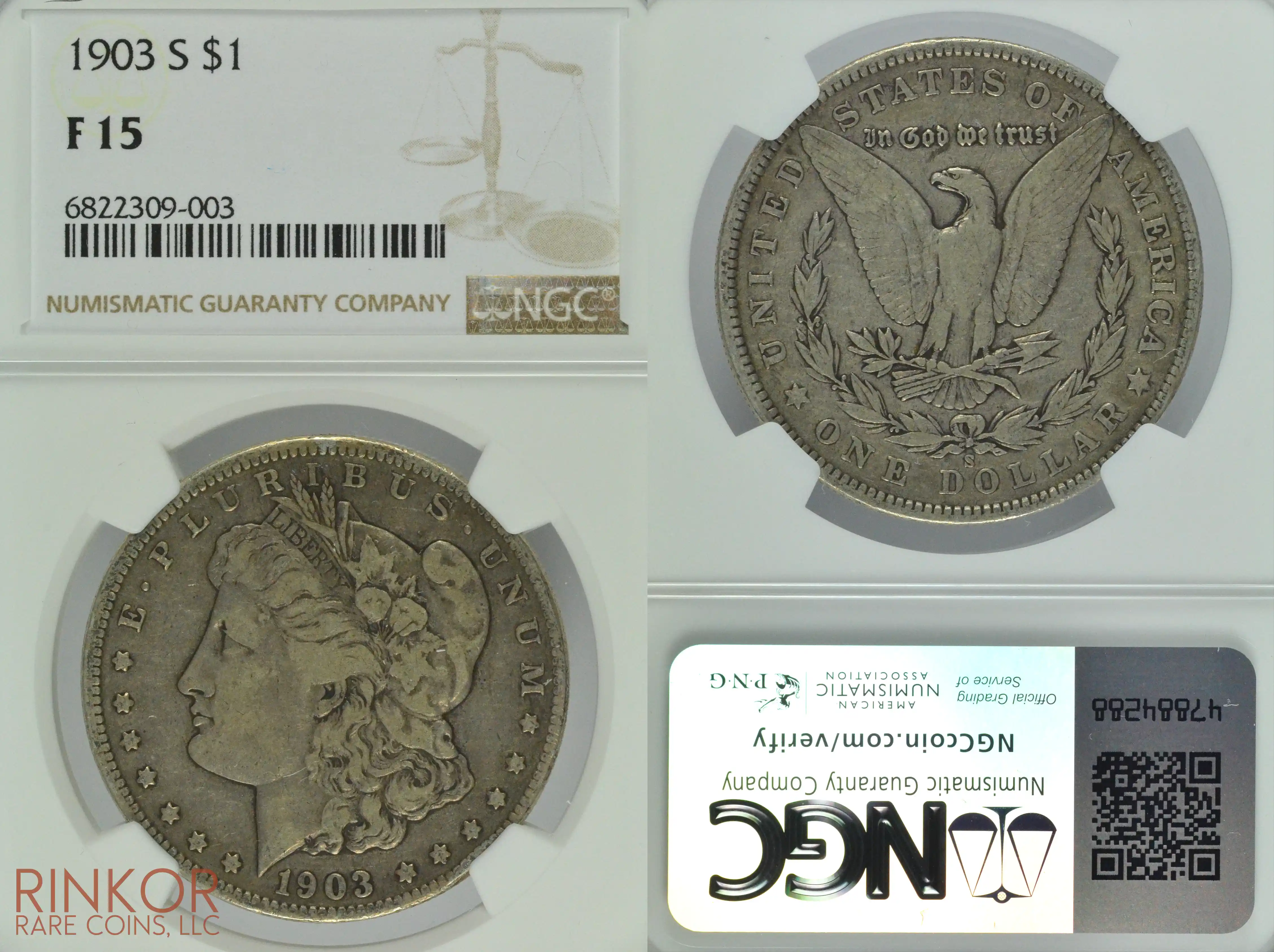 1903-S Morgan Dollar NGC F-15