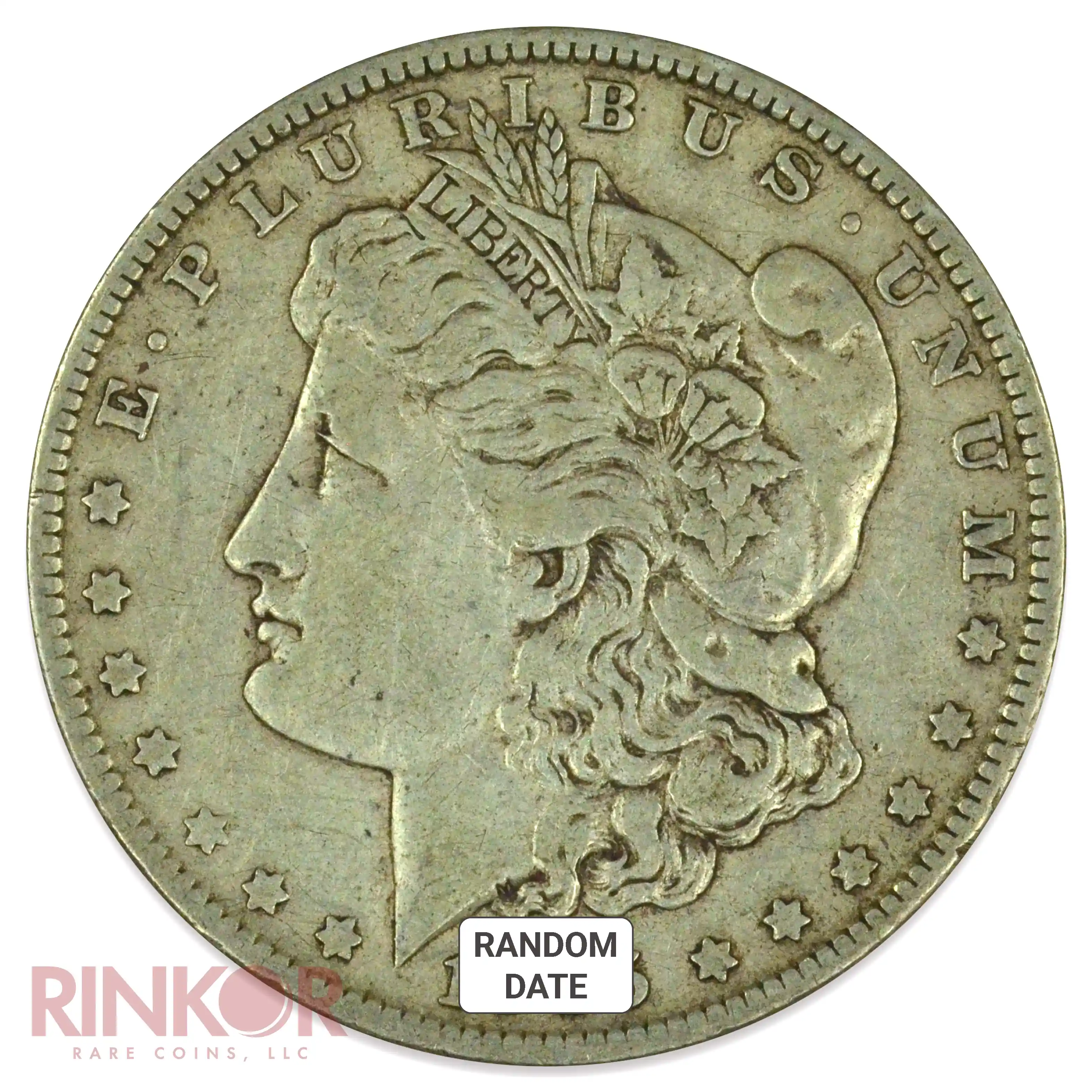 Mixed Date Pre-1921 $1 Morgan Silver Dollar Fine to Very Fine 