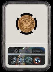 1893 $5 Gold NGC  MS63+PL