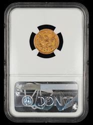 1850 O $2.5 Gold NGC AU50
