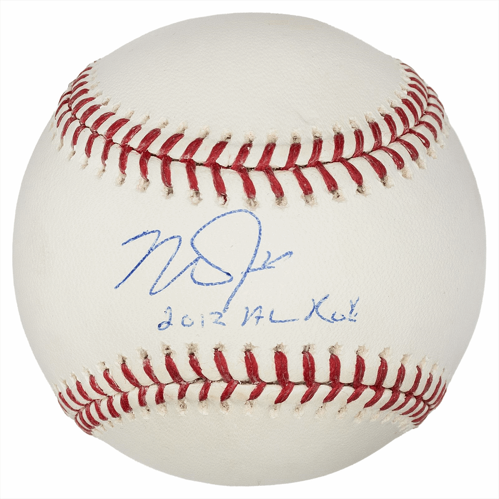 2012 Mike Trout Signed Baseball Al ROY Inscribed MLB Certified 