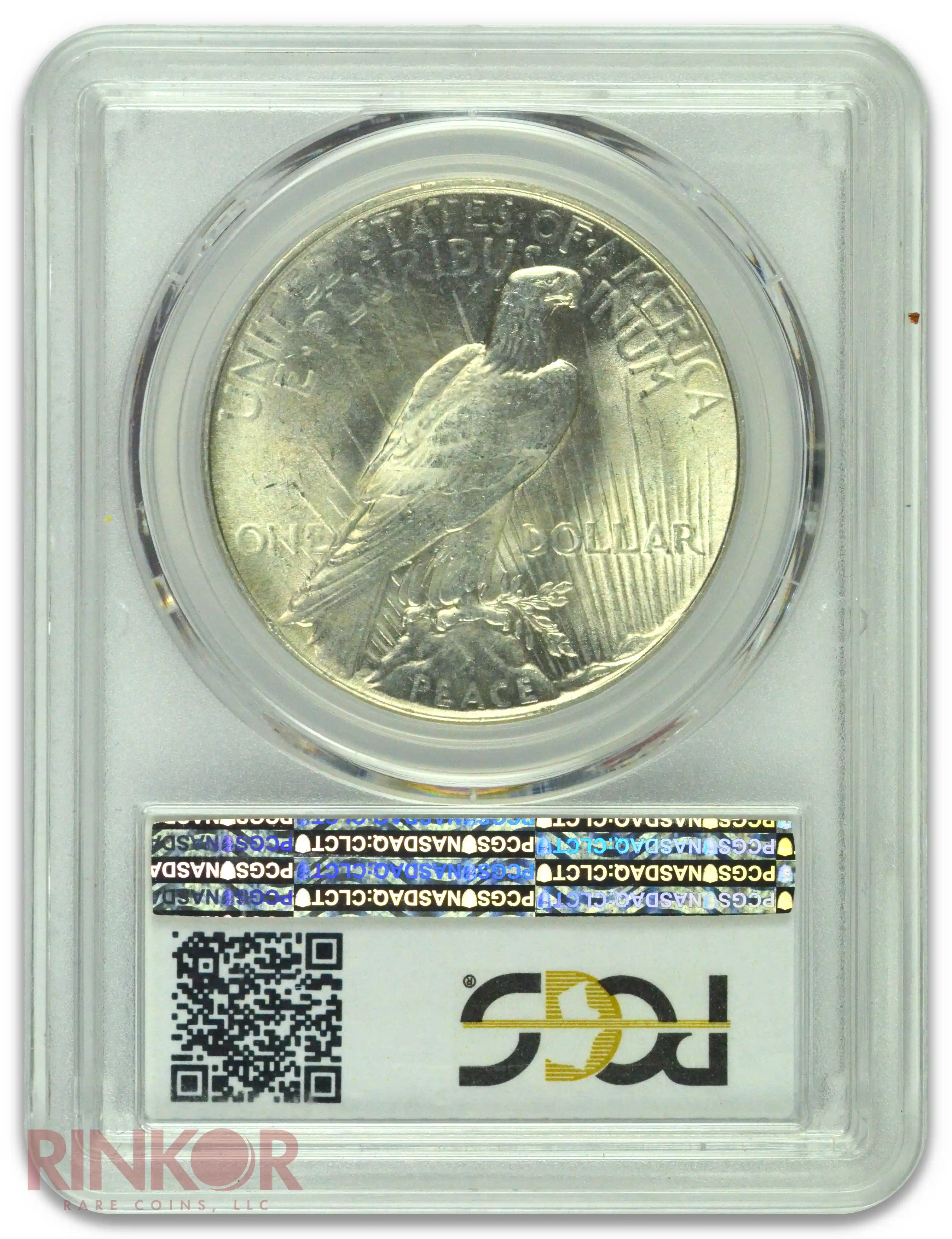 1934 $1 Peace Dollar PCGS MS 64