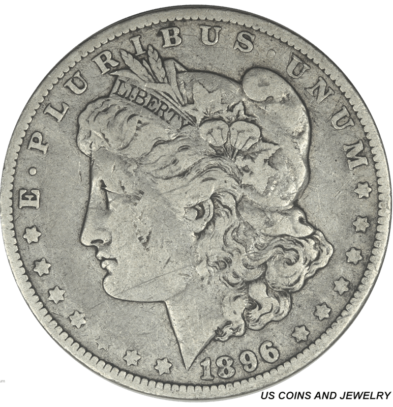 1896-O Morgan Silver Dollar $1 VF Very Fine