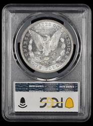 1896 $1 Mint Error Struck Through Obverse PCGS MS64 PL