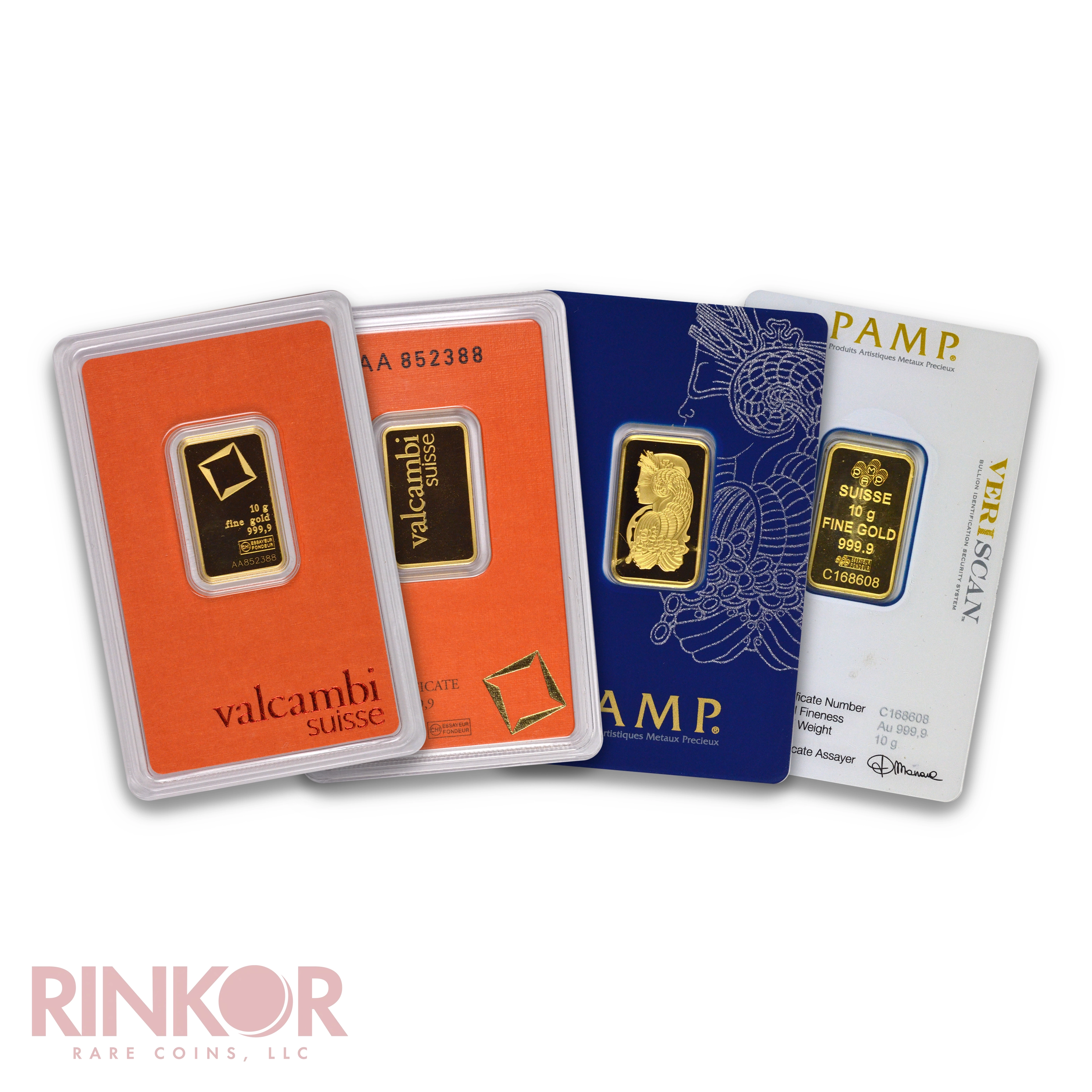 10g Random Brand Gold Bar (Carded) 