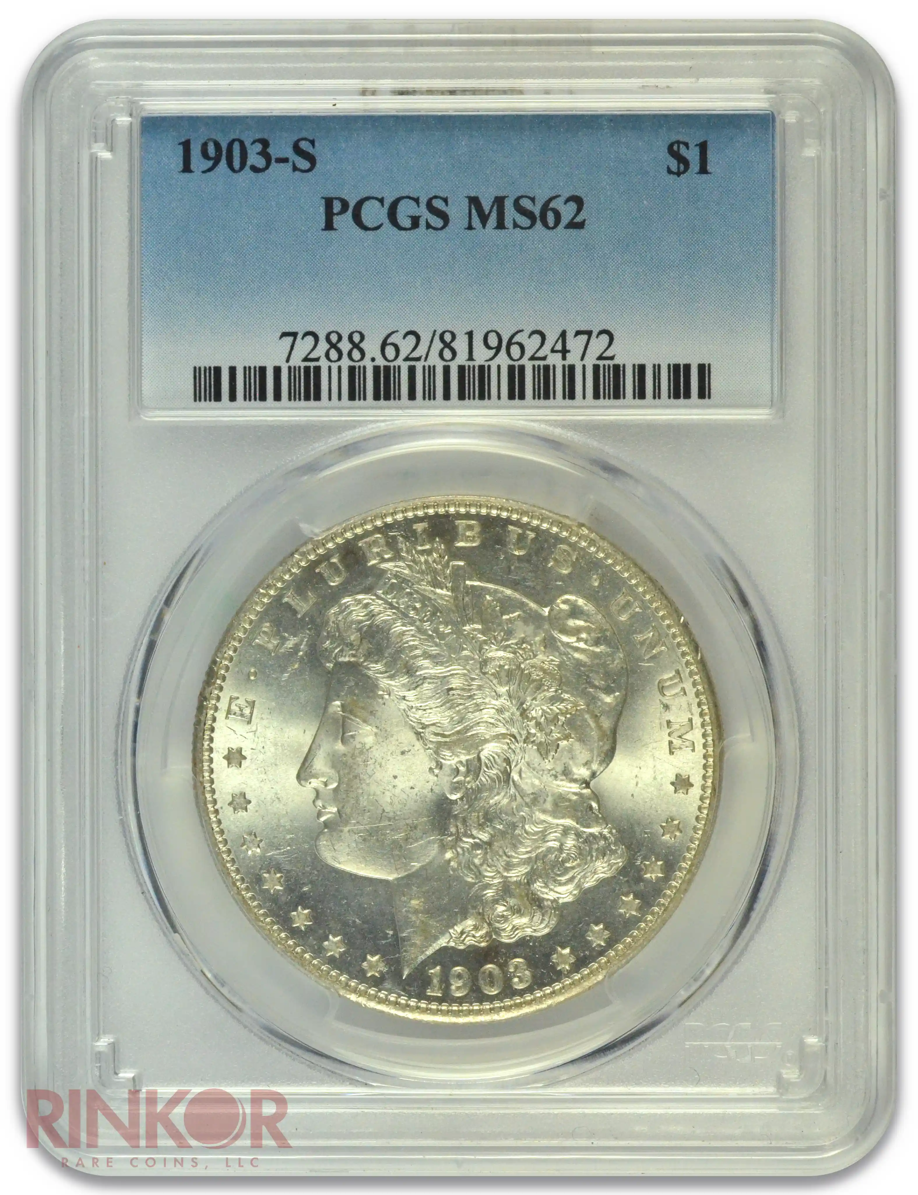 1903-S $1 Morgan Dollar PCGS MS 62