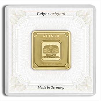 1 oz Gold Bar - Geiger (In Assay) image 1