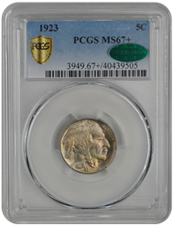 1923 Buffalo PCGS CAC MS 67+