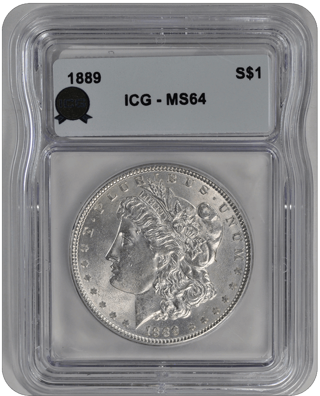 1889 Morgan ICG MS 64
