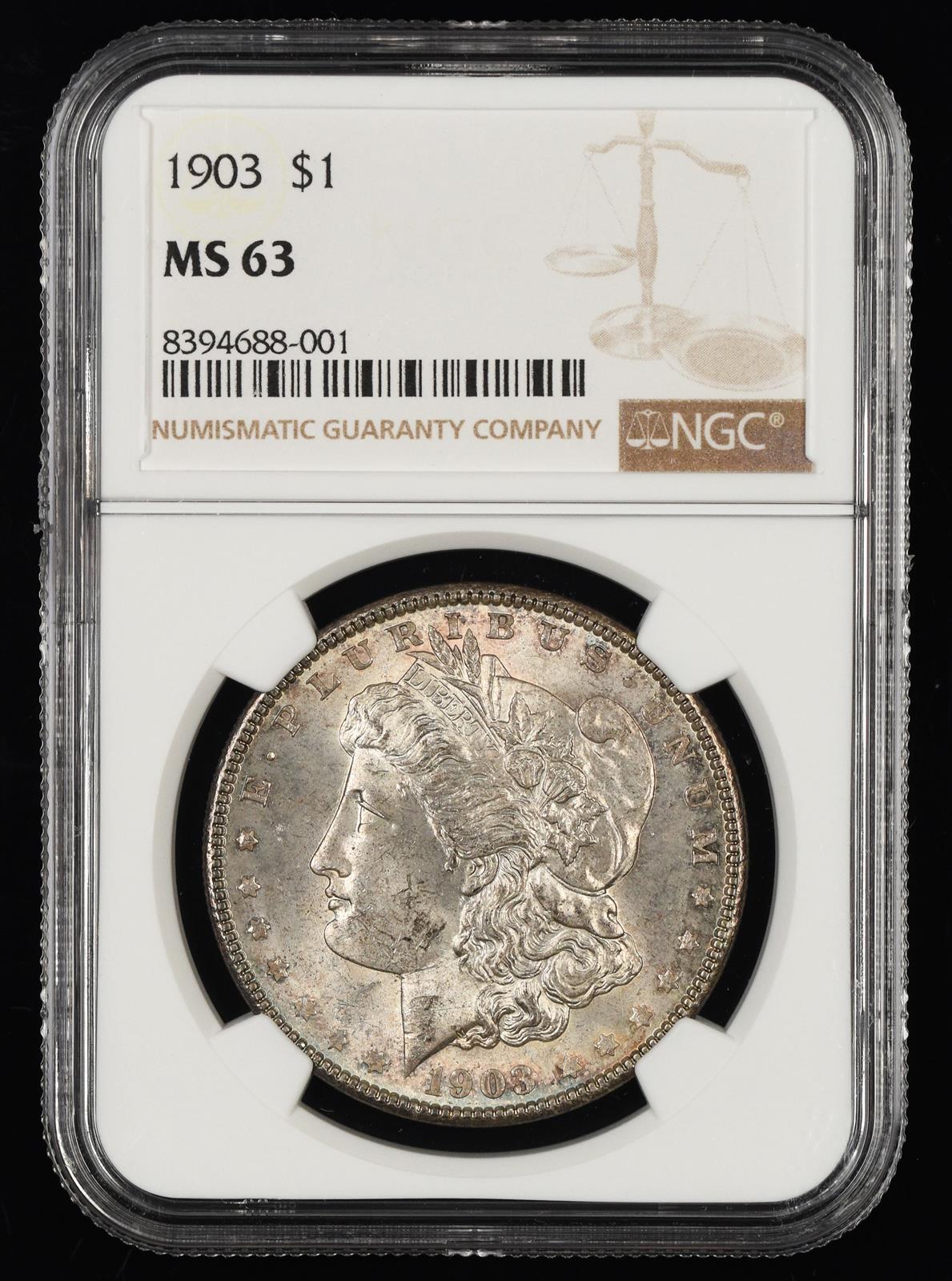 1903 $1 NGC MS 63