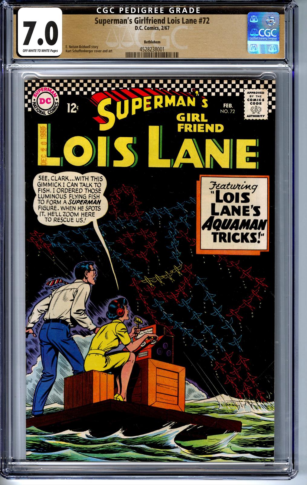 Supermans Girlfriend Lois Lane #72 CGC Pedigree 7.0 