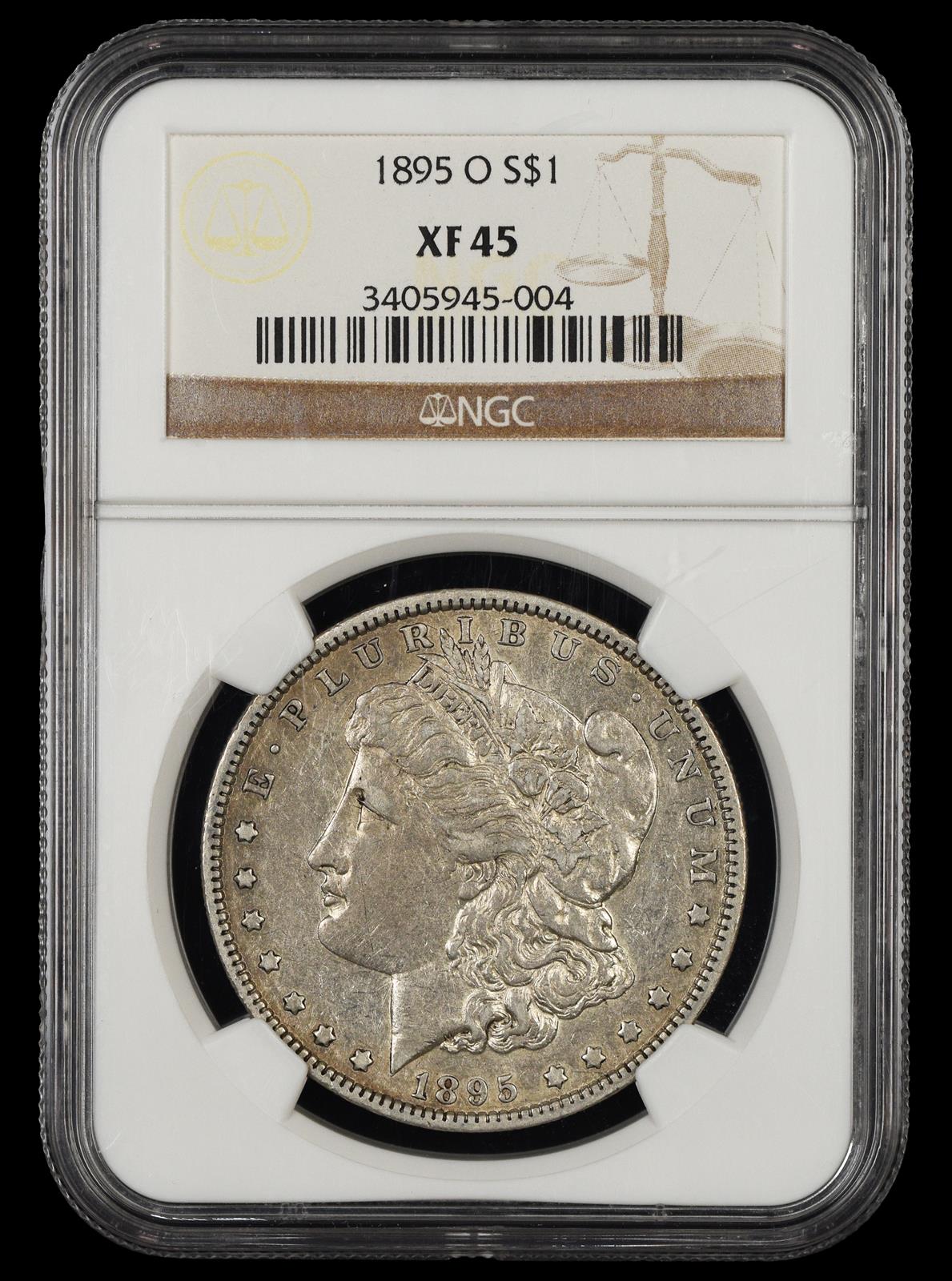 1895 O $1 NGC XF-45