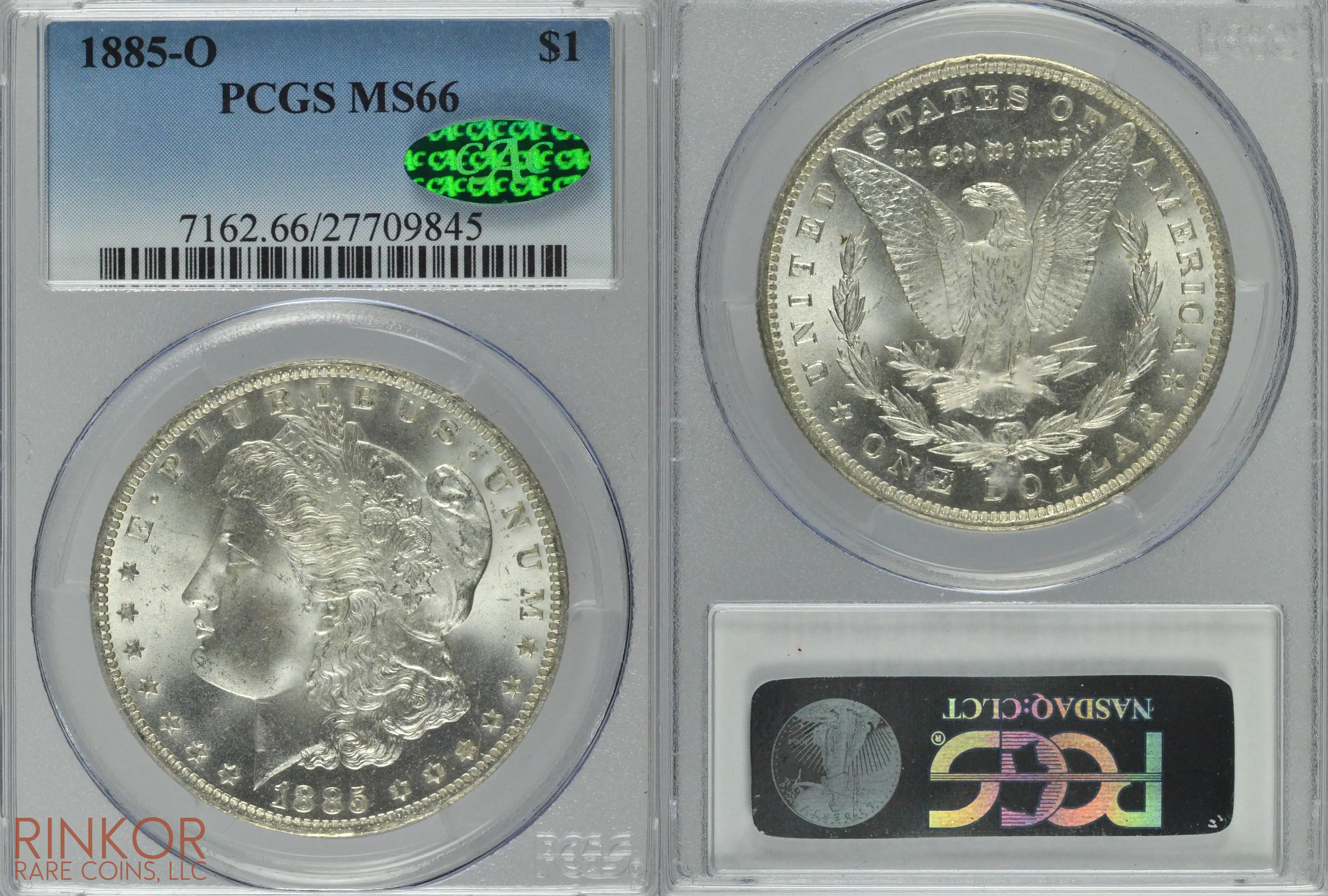 1885-O $1 PCGS MS 66 CAC