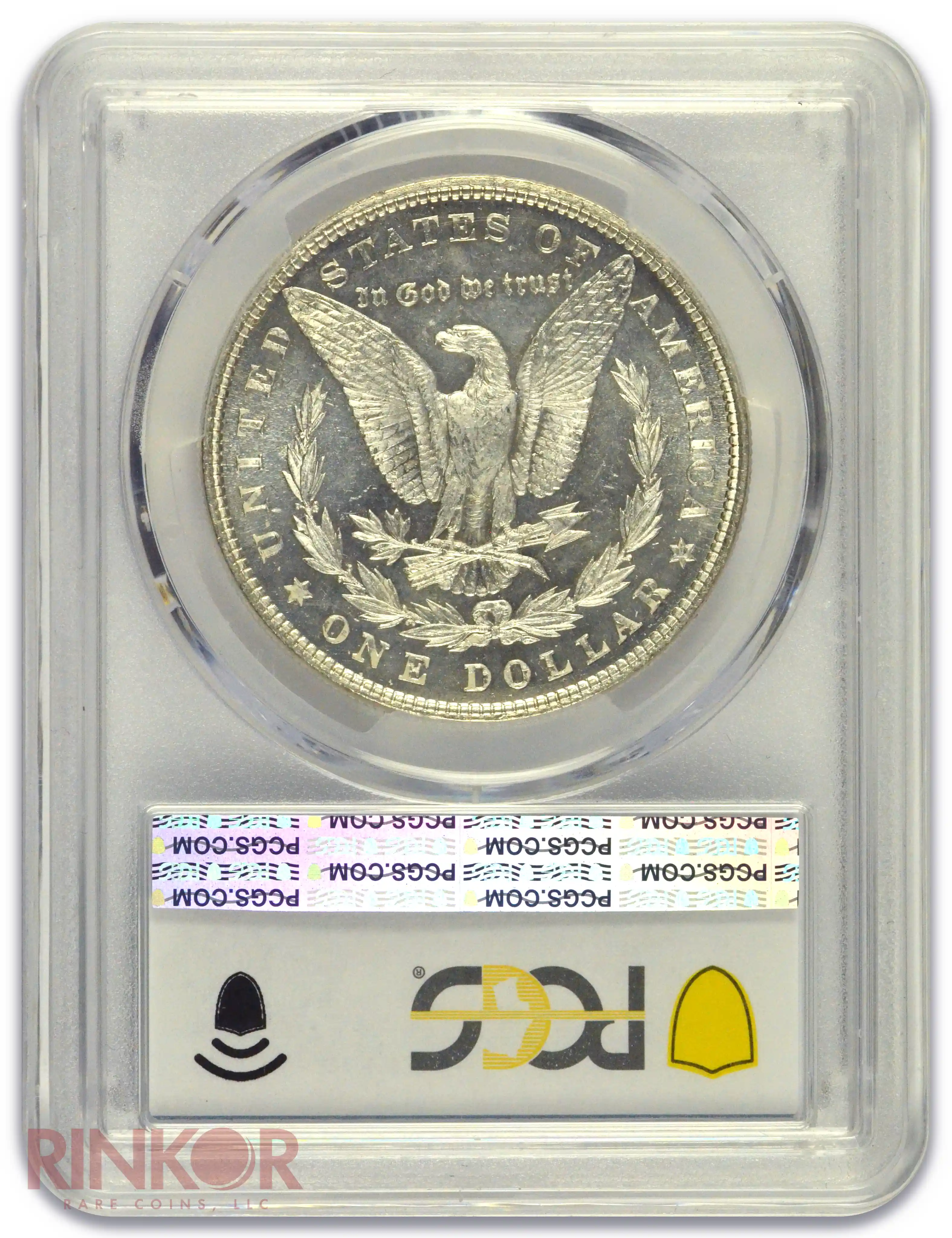 1878 7TF Reverse of 1879 $1 Morgan Dollar PCGS MS 64 DMPL CAC