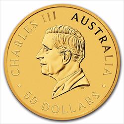 2025 $50 1/2oz. Australian Gold Kangaroo, BU 