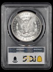 1886 $1 VAM 1C 3+2 Clashed Rev Hot 50 PCGS MS 67