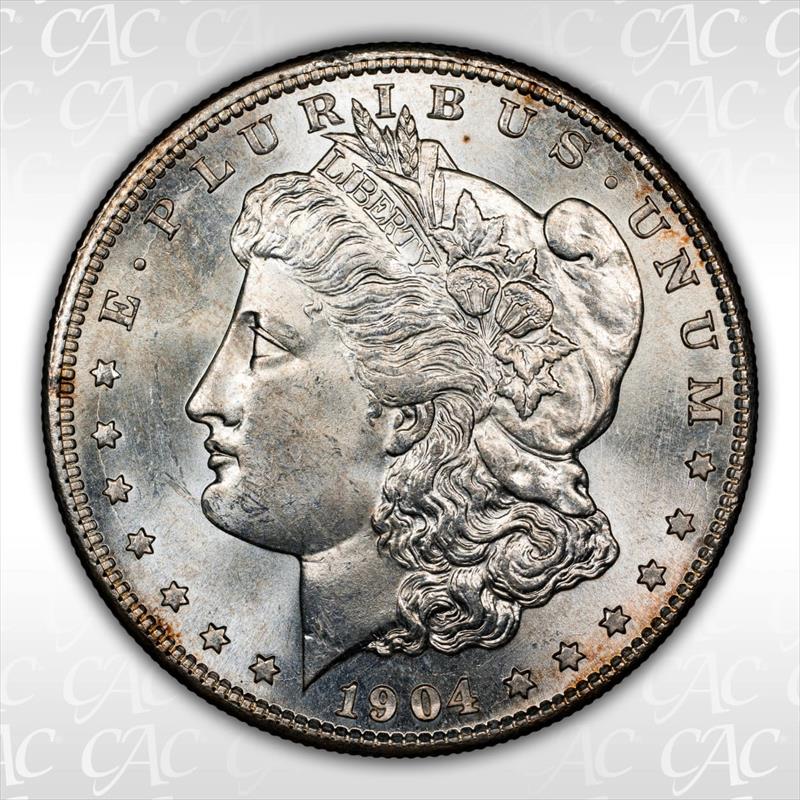 1904-S $1 CACG MS 62