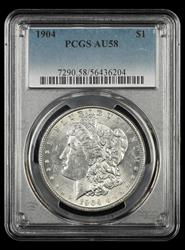 1904 $1 PCGS AU58