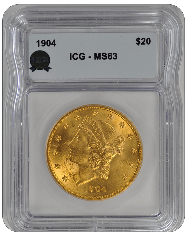 1894 Liberty $20 ICG  MS 63