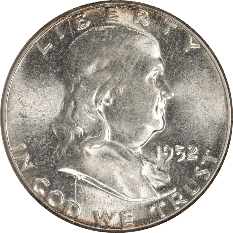 1952 Franklin Half Dollar 50c Choice Uncirculated 