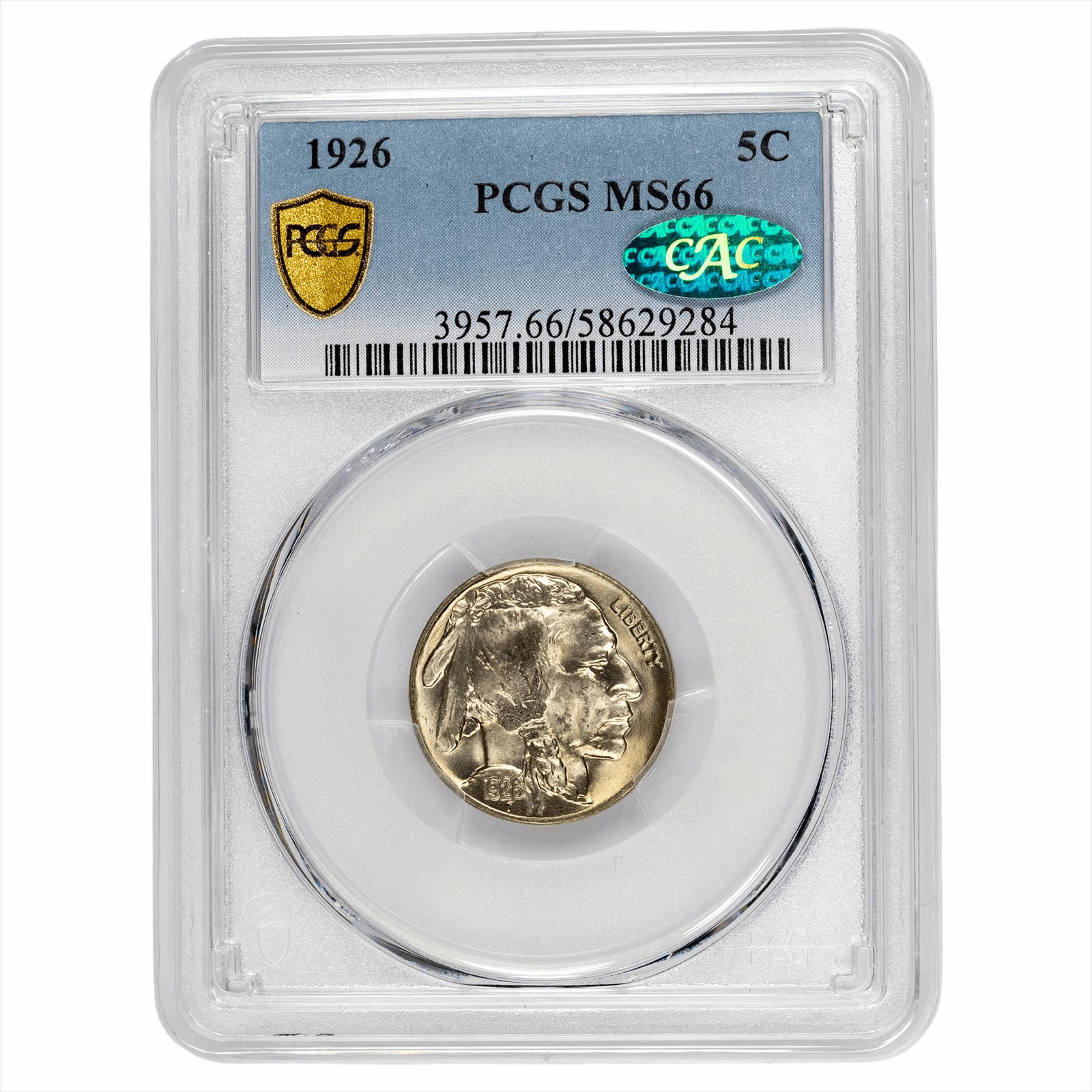1926 Buffalo Nickel 5C PCGS MS 66 CAC