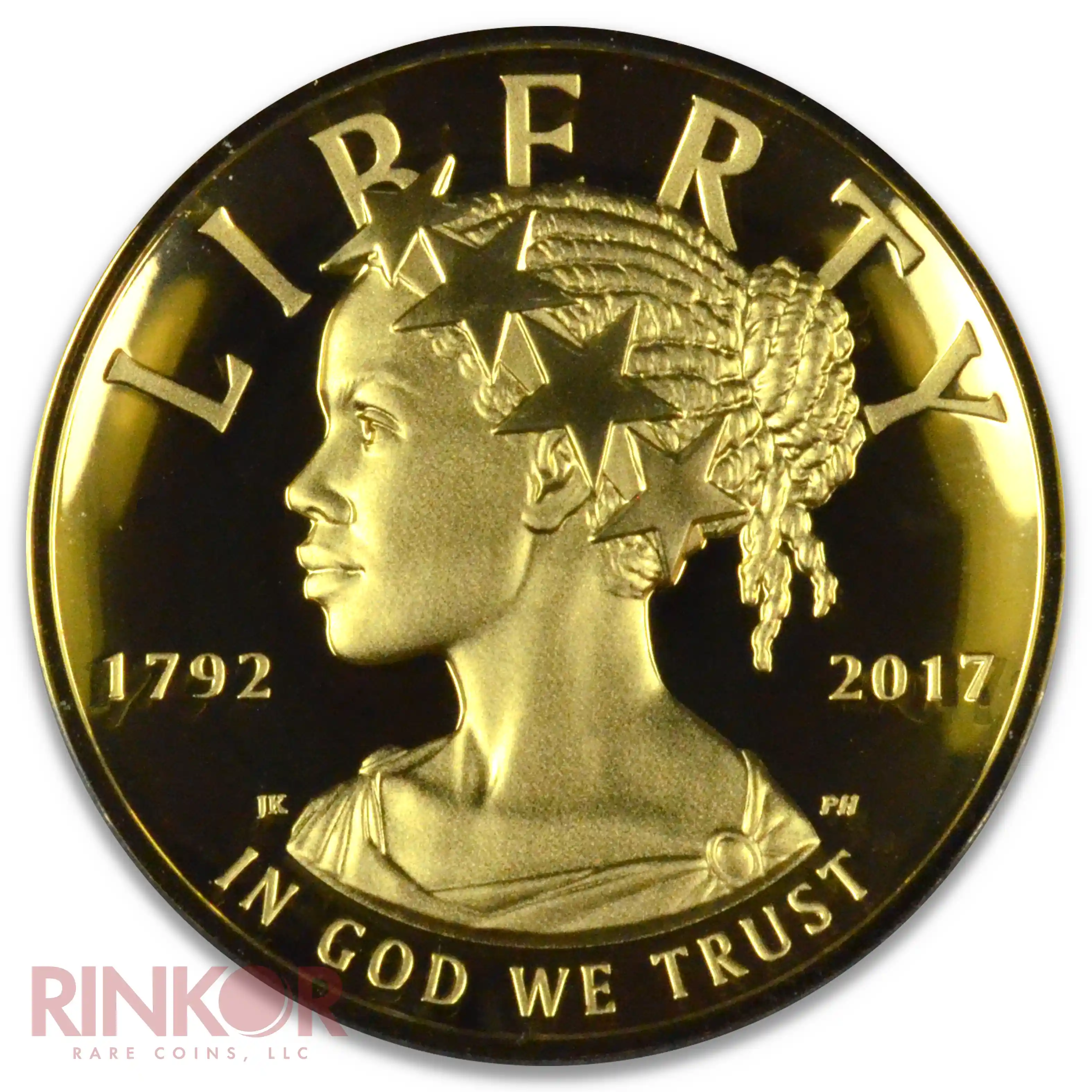 2017-W 1oz American Liberty 225th Anniversary Gold High Relief Proof (Box and CoA)