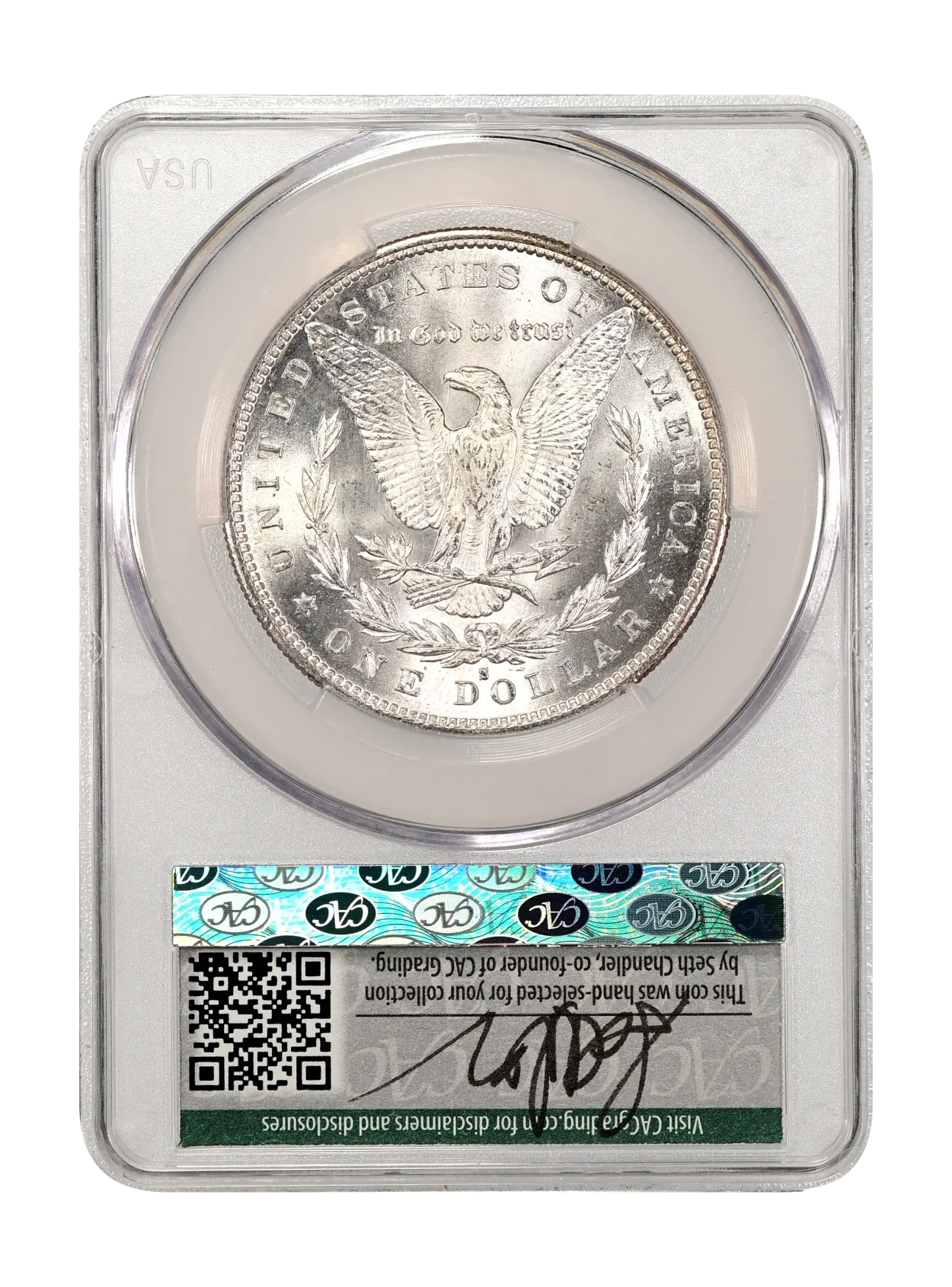 1879-S $1 CACG MS 66 WitterBrick