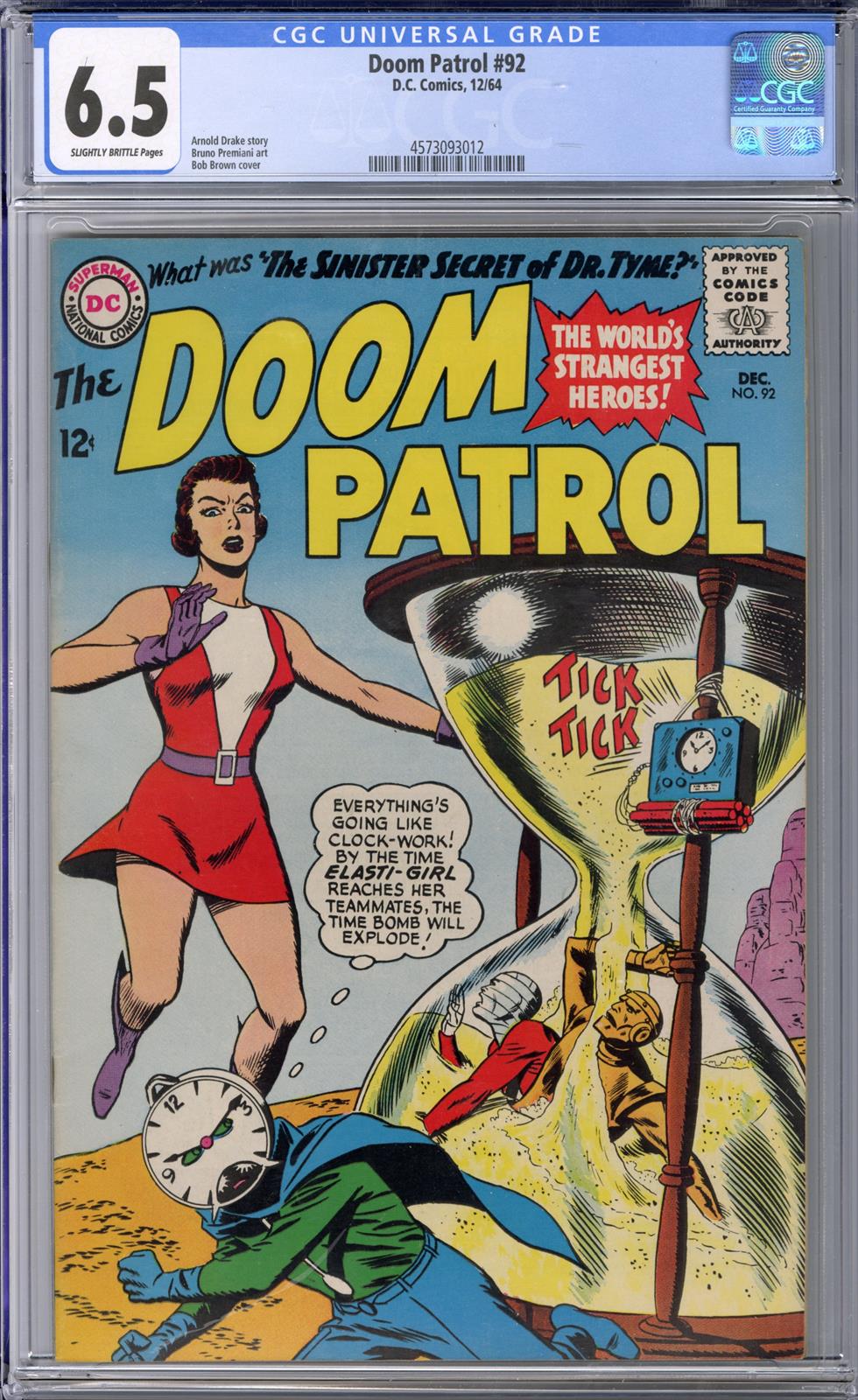 Doom Patrol #92 CGC 6.5 6.5