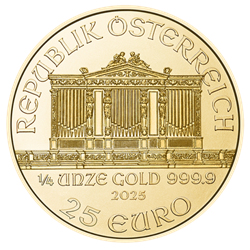 2025 1/4 OZ AUSTRIAN GOLD PHILHARMONIC 