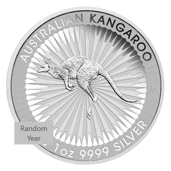 1oz .999 Silver Australian Kangaroo -Assorted Dates- 