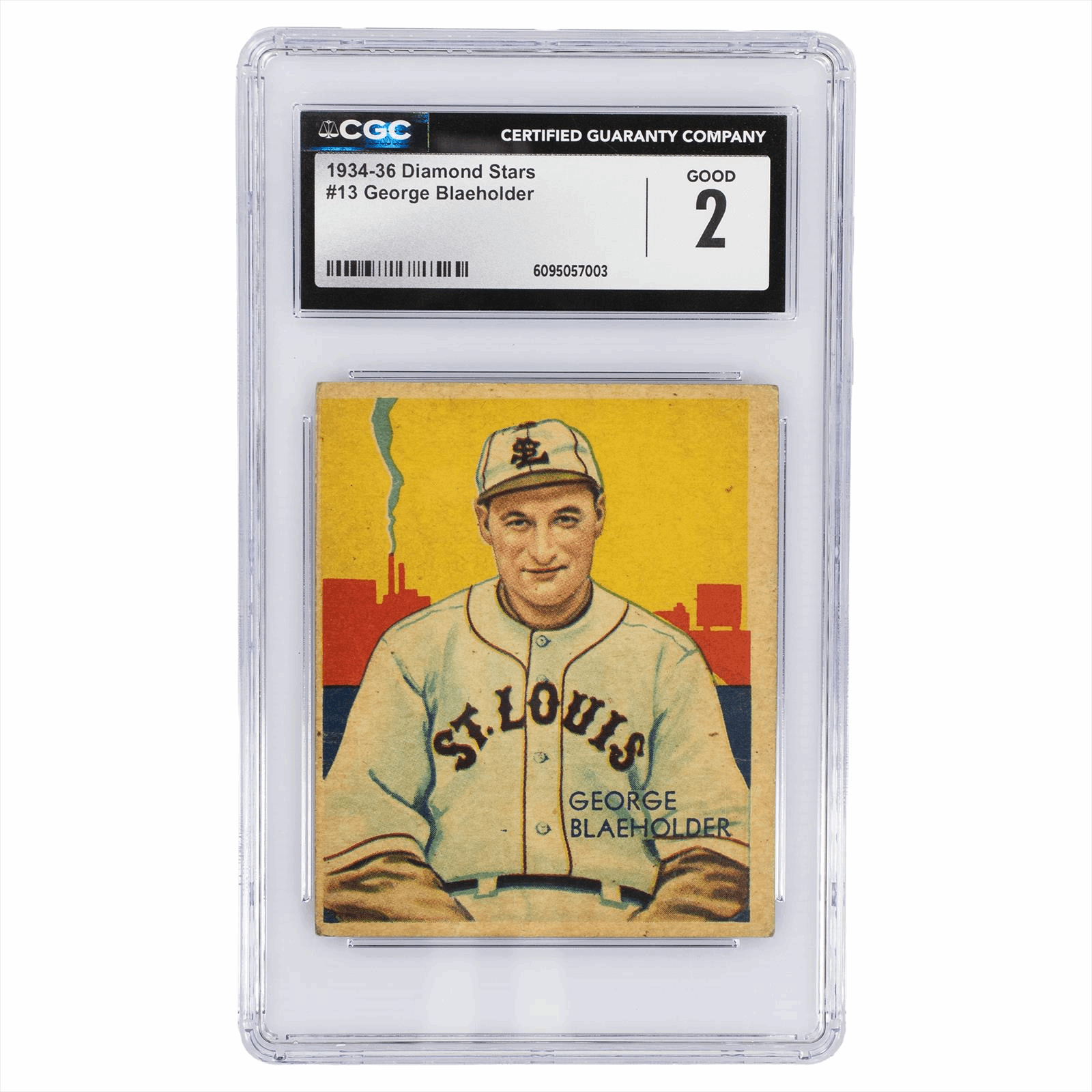 1934-36 Diamond Stars George Blaeholder #13 CGC GOOD 2