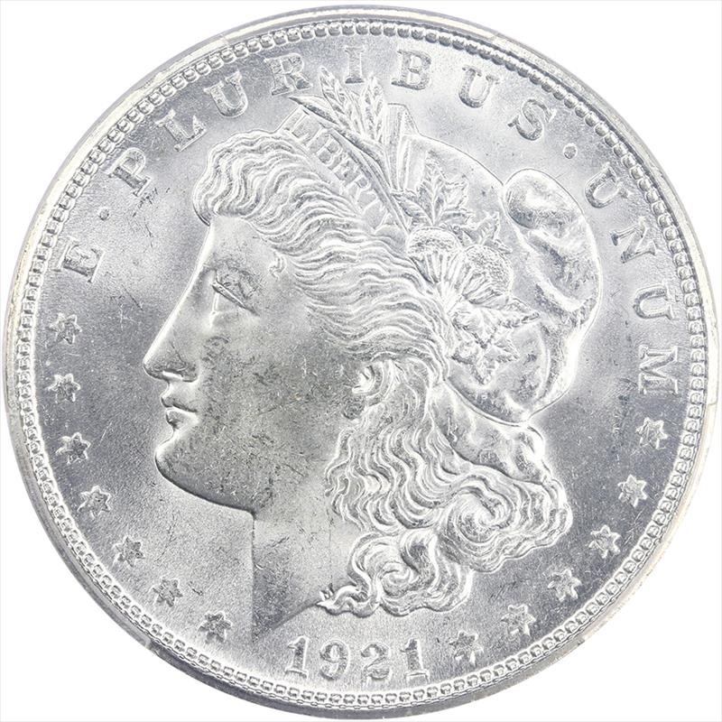 1921-S Morgan Silver Dollar PCGS MS 65 - Nice Coin No Issues