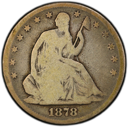 1878-CC 50C PCGS VG08 CAC