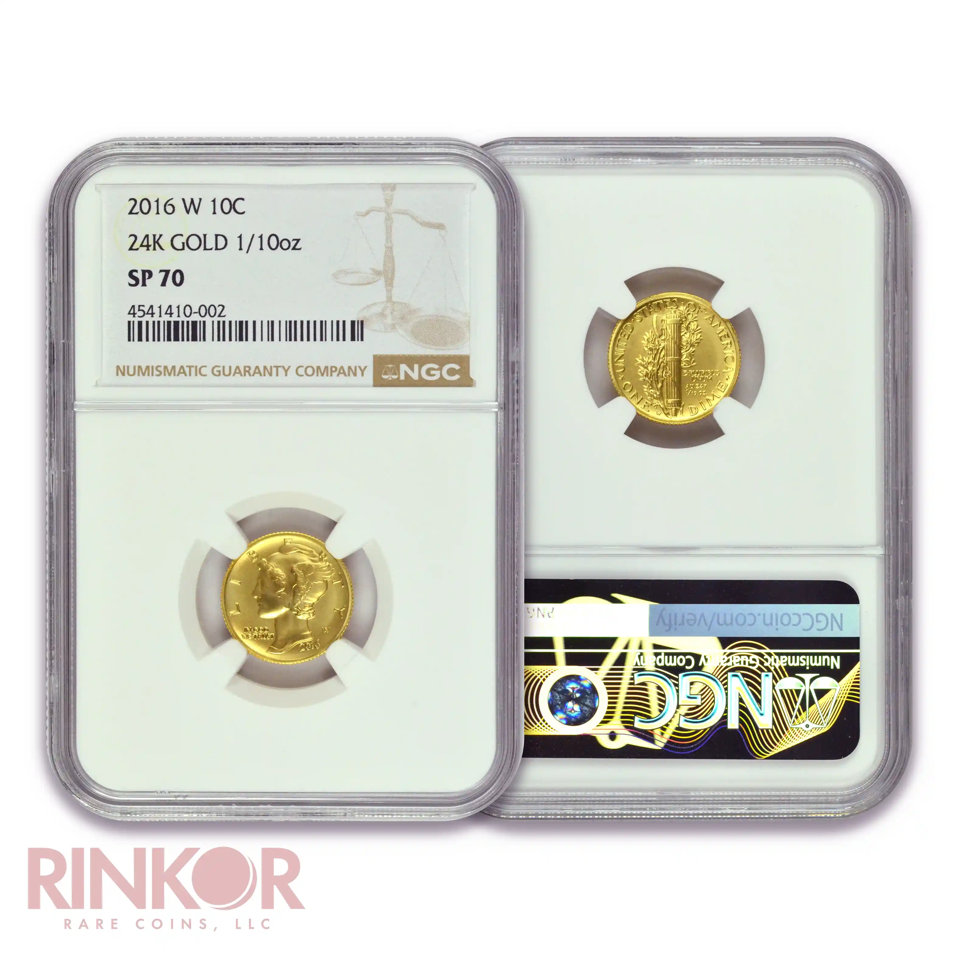 2016-W Gold Centennial 100th Anniversary 3-Coin Set Brown Label NGC SP 70
