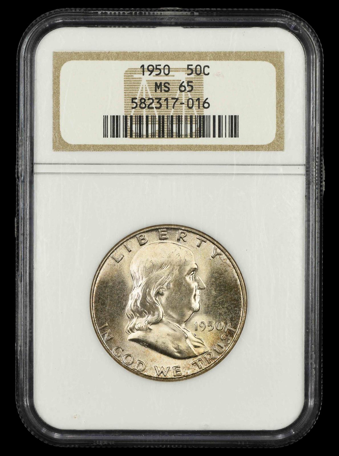 1950 50C NGC MS 65