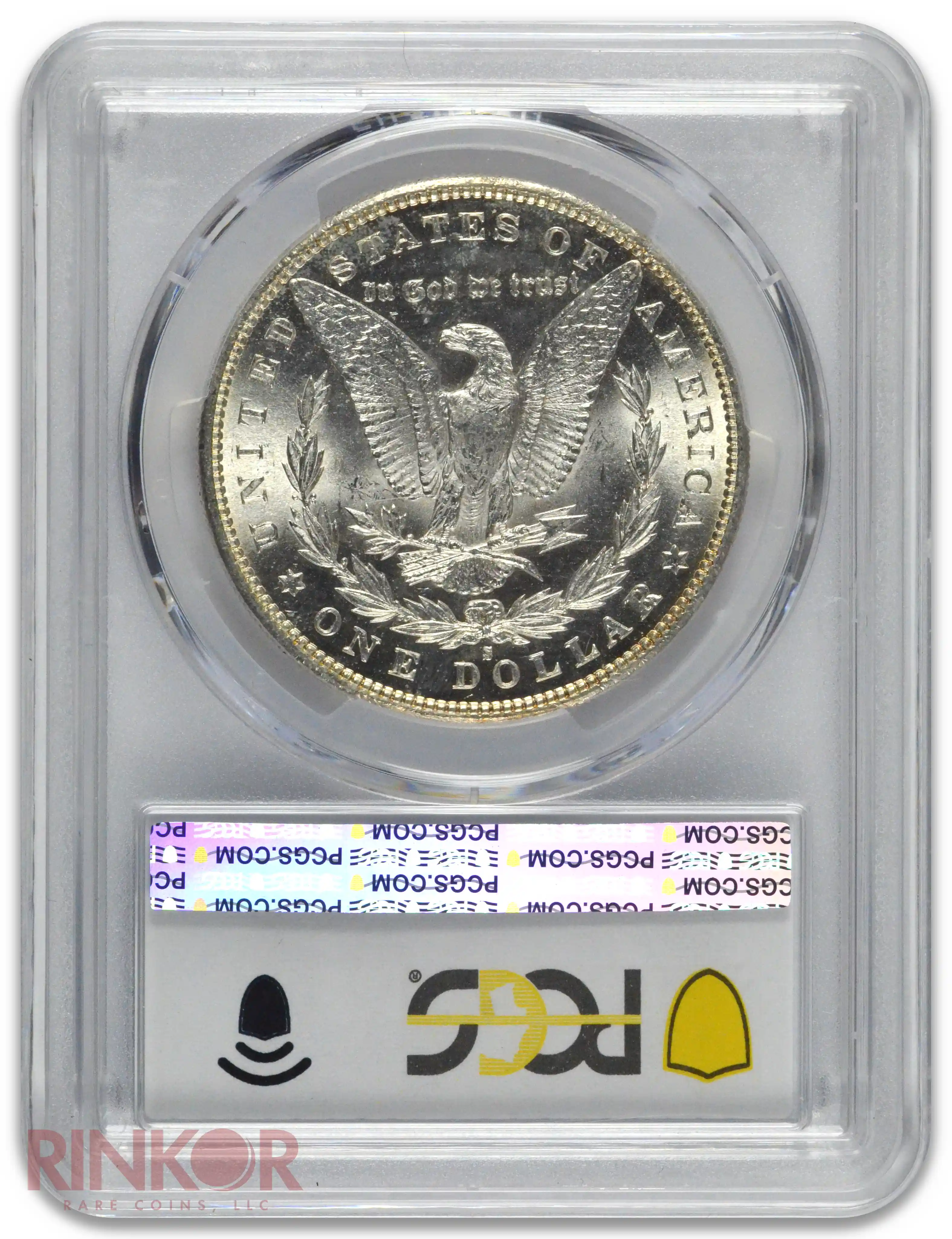 1890-S $1 PCGS MS 63