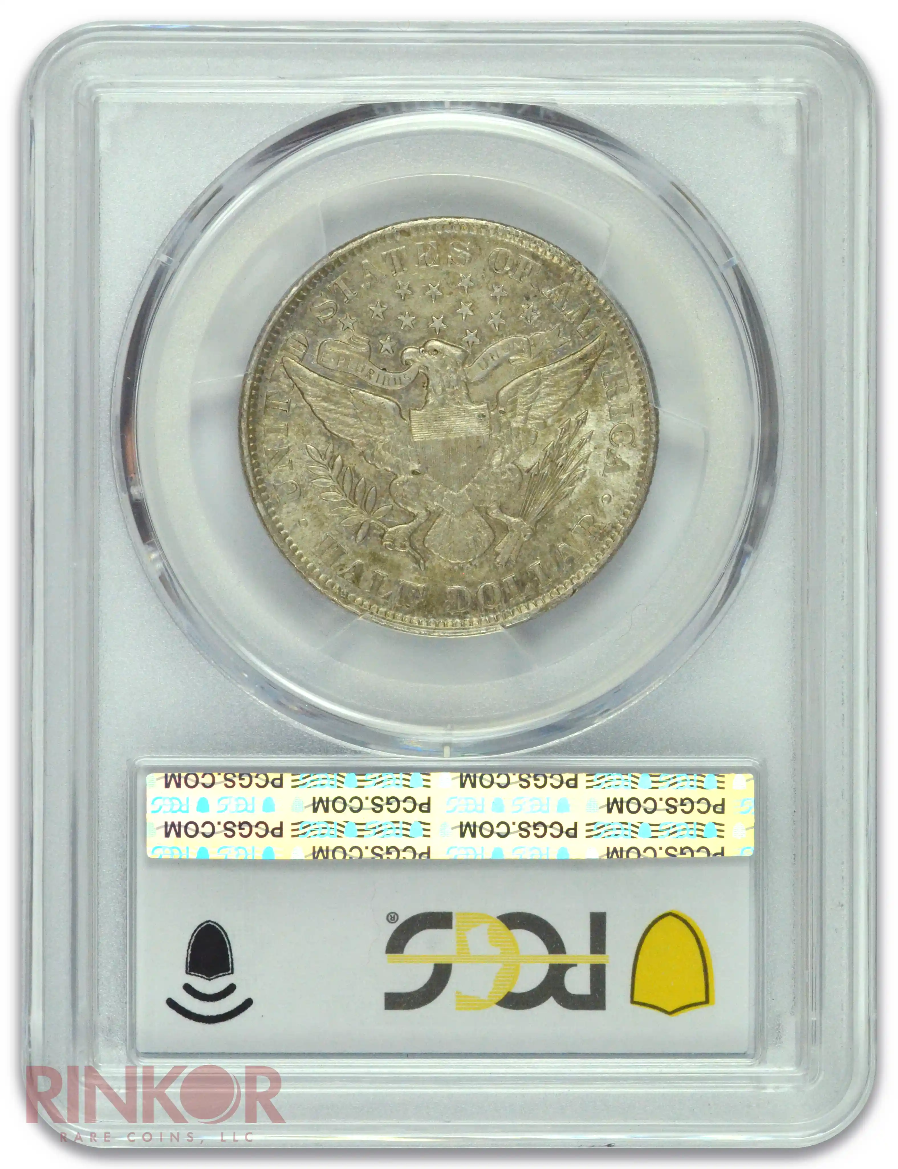 1901 Barber Half Dollar PCGS AU-58