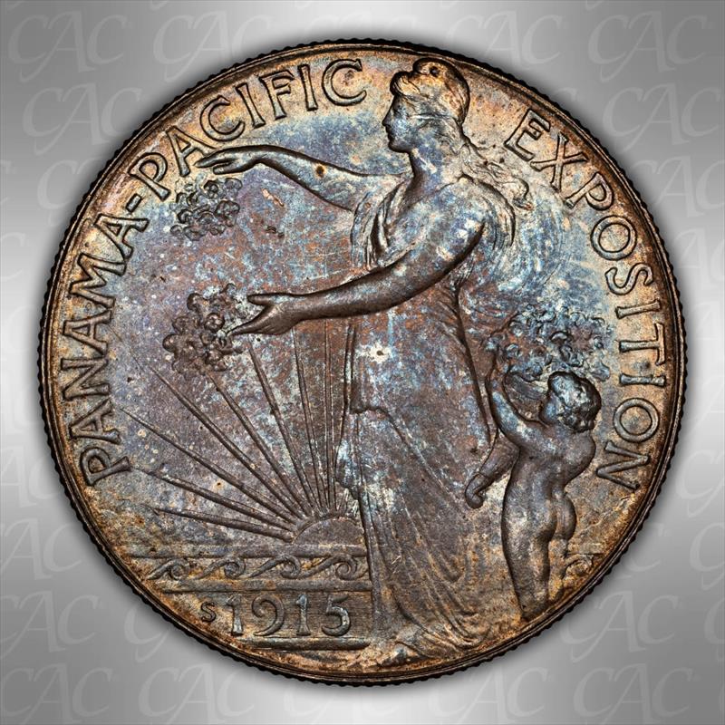 1915-S 50C Panama-Pacific CACG MS 65+