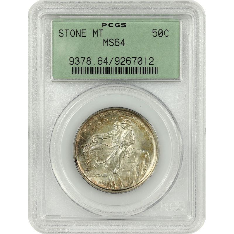 1925 Stone Mountain Half Dollar 50C PCGS MS64