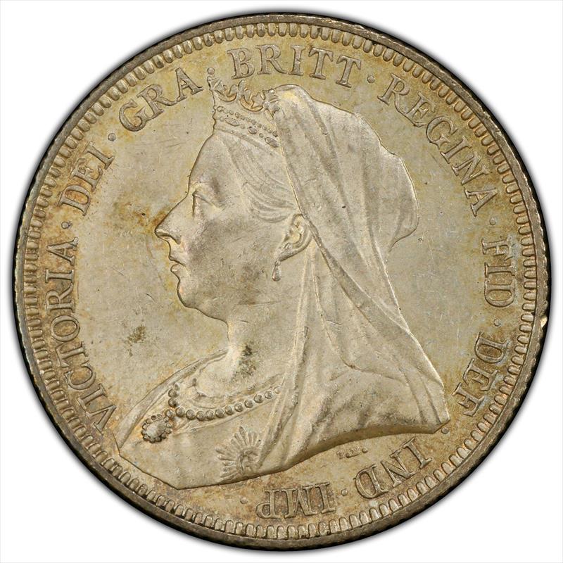 1893 Great Britain Shilling PCGS MS63 